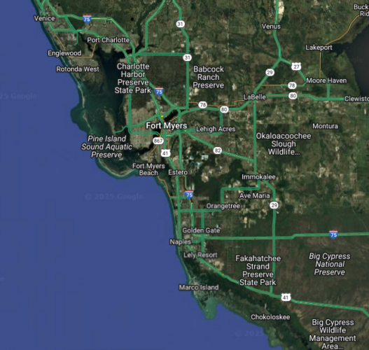 Daytime lane closures at State Road 739 over the Edison Bridge